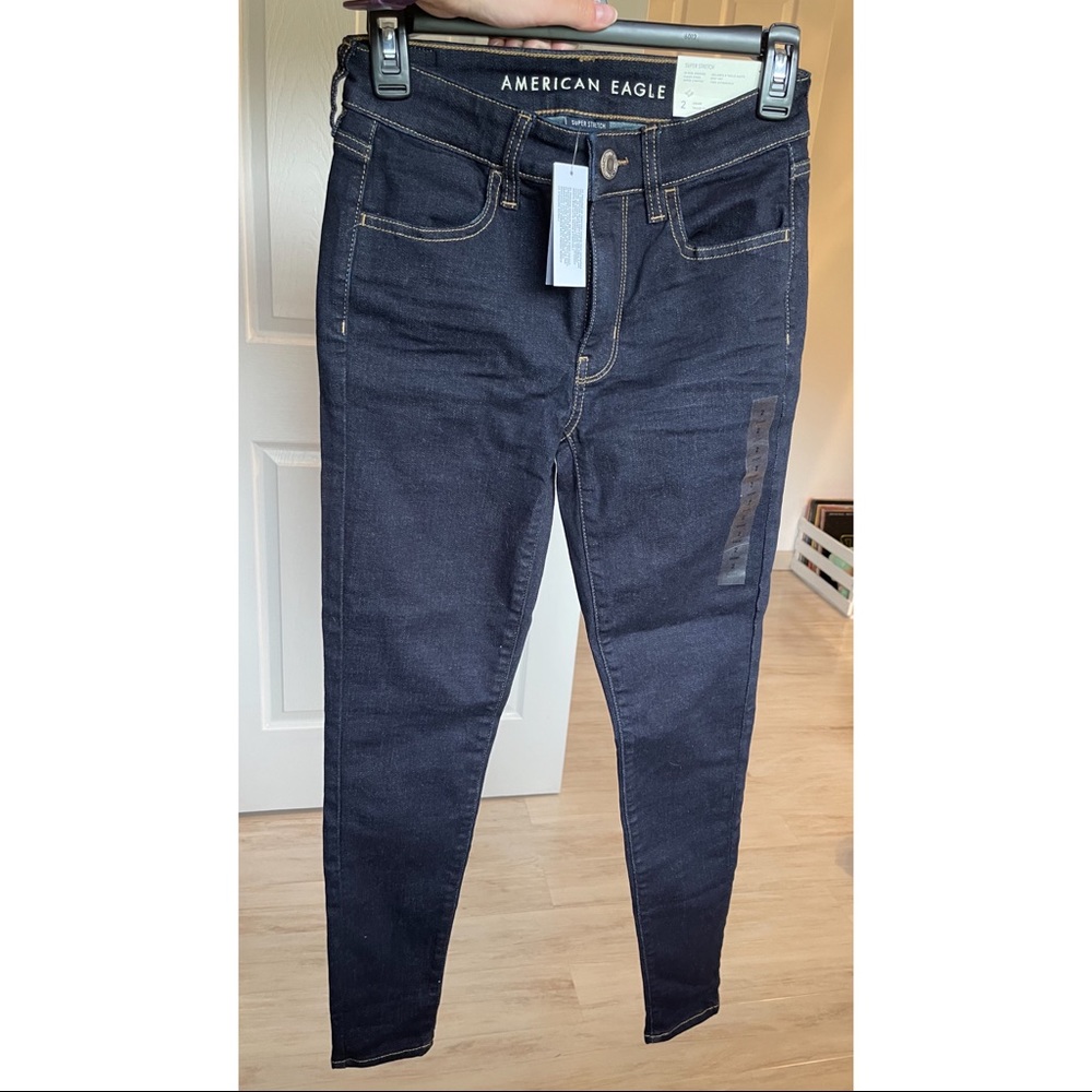 AE Super Stretch Hi-Rise Jegging - Size 2